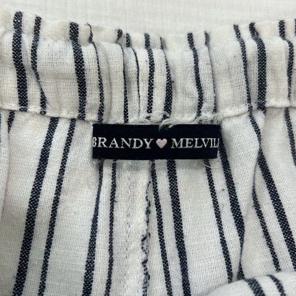 Brandy Melville Striped Shorts - Picture 3 of 3